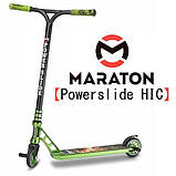 Самокат для трюків Maraton Powerslide HIC 2022 Зелений + Пегі, фото 3