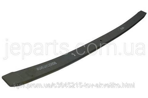 Лист рессоры задней подкоренной №2 Howo WG9638520008+2