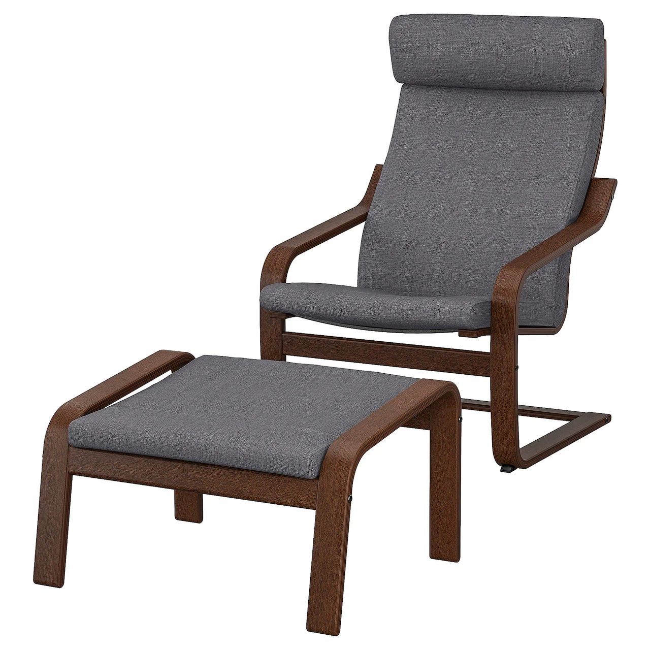 IKEA Крісло/підставка для ніг POÄNG (294.843.04)