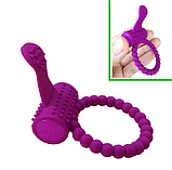 Ерекційне кільце з вібрацією для підсилення ерекції у чоловіків, фото 2