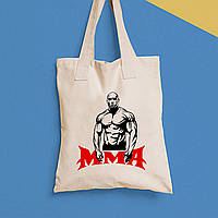 Еко-сумка, шоппер, щоденна з принтом "Боксер ММА" Push IT