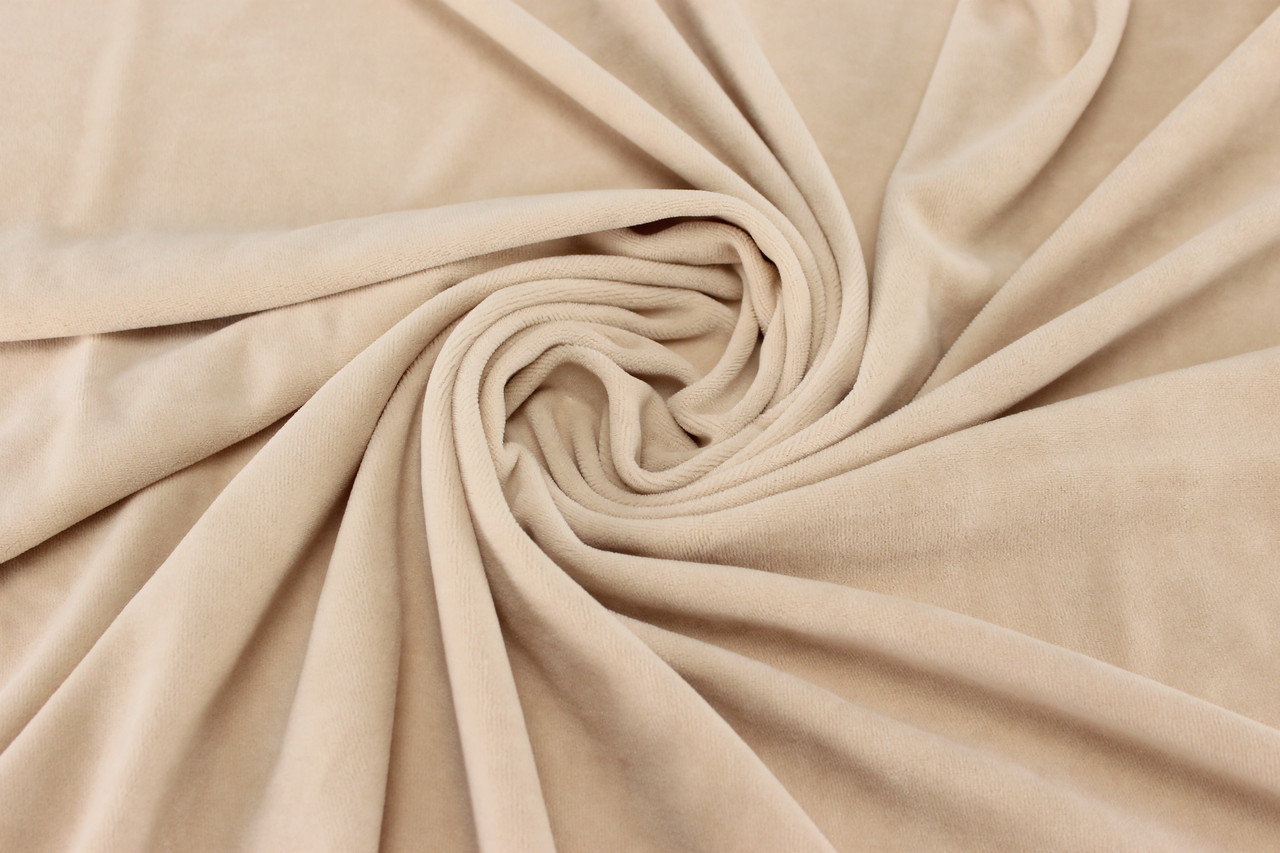 Велюр х/б світло-бежевий ОПТ-060, фото 1