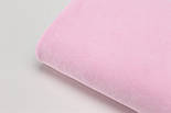 Велюр х/б колір бейбі пінк ОПТ-0027, фото 3