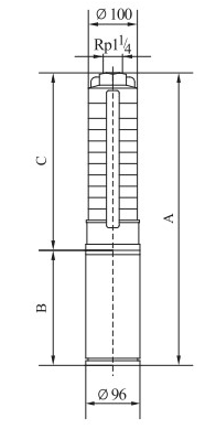 Скважинный насос Varna SJ3-22DWSF 4Y Скважинный насос Varna SJ3-22DWSF 4Y
