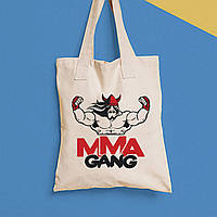 Еко-сумка, шоппер, щоденна з принтом "MMA Gang Вікінг" Push IT