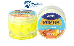 Кукурудза в діпі GC Pop-Up Triple Flavored(18шт) (Shrimp)
