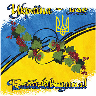 Магніт "Україна – моя Батьківщина" 60х60 мм