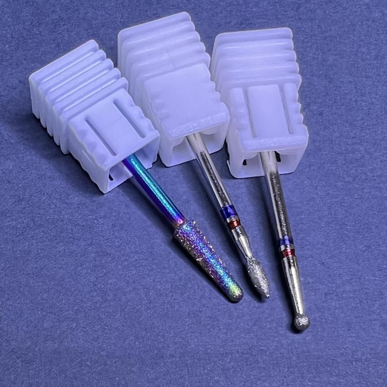 Набір алмазних фрез для манікюру 3 шт