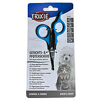 Trixie Face and Paw - ножницы для стрижки шерсти на мордочке и лапах животных 9,5 см