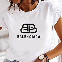 Женская футболка Баленсиага "Balenciaga" белая