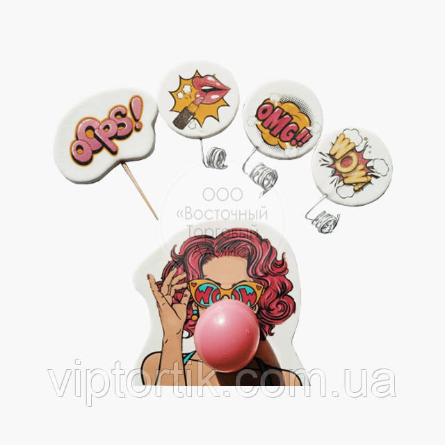Набір топерів "Поп арт", фото 1