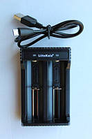 ЗУ універсальне Liitokala Lii-L2, 2 канал, LED індикація, підтримує Li-ion, 10430/10440/14500/16