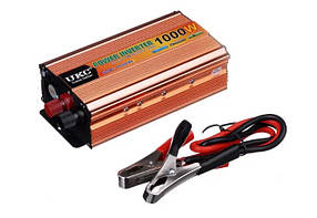 Перетворювач 1000W + зарядка (чиста синусоїда), фото 4