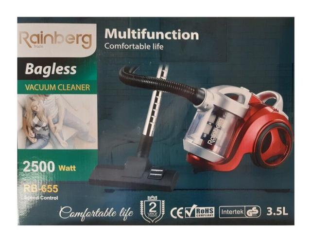 Немецкий Контейнерный Пылесос с Турбощеткой Rainberg RB-655TB 2500W ...
