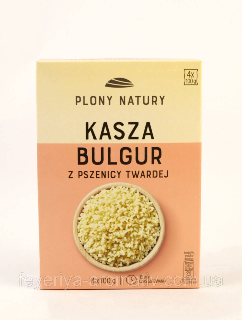 Пшенична каша булгур Plony Natury Kasza Bulgur 400 г Польща, фото 1