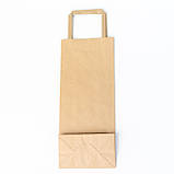Пакети паперові під пляшку 150*90*360 мм Пакет під алкоголь красиві Крафт пакети для вина, фото 8