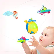 Музичний мобіль на ліжечко (світлова проекція, 4 підвіски, пульт керування, 4 мелодії) НЕ0304, фото 3