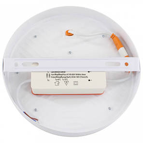 LED Downlight Євросвіт 24 Вт 6400 К накладний круг без рамки LED-SR-170-24 000057961, фото 4