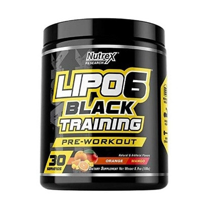 Передтренувальний комплекс Nutrex - Lipo 6 Black Training Pre Workout - 189 г (30 serv)