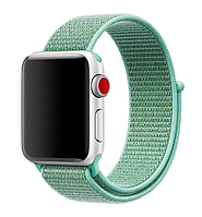 Ремешок DK Nylon Sport Loop для Apple Watch 38 / 40 / 41 mm (marine green)