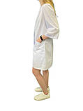Халат медичний жіночий білий Grehori Textile, фото 2