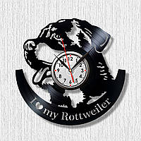 Часы Ротвейлер Собака Часы Ротвейлер Порады собак часы Ротвейлер на часах Бойцовская собака Ротвейлер на часах