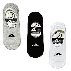 Підслідники чоловічі "Adidas" хб, (з силіконом). Сітка. 40-45р.