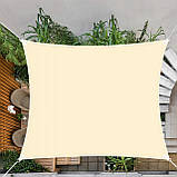 Тент-парус тіньовий 5 x 5 м Springos квадратний для будинку саду та туризму, фото 9