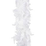 Гірлянда шарф-боа із натурального пір'я Springos 300 см святкова новорічна, фото 2