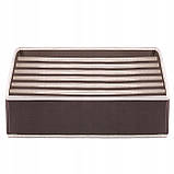 Органайзер для зберігання білизни шкарпеток аксесуарів Springos HA3028 30 x 30 x 10 см 7 секцій, фото 3