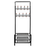 Вішалка для одягу підлогова з полицями для взуття Springos HA2030, фото 3