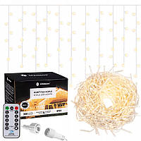 Гірлянда бахрома вулична (зовнішня) Springos 12 м 300 LED Pilot CL305 Warm White Original