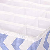 Органайзер для зберігання білизни шкарпеток аксесуарів Springos HA3015 Original 24 секції 33x33x10 см, фото 8