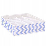 Органайзер для зберігання білизни шкарпеток аксесуарів Springos HA3015 Original 24 секції 33x33x10 см, фото 3