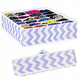 Органайзер для зберігання білизни шкарпеток аксесуарів Springos HA3015 Original 24 секції 33x33x10 см, фото 6