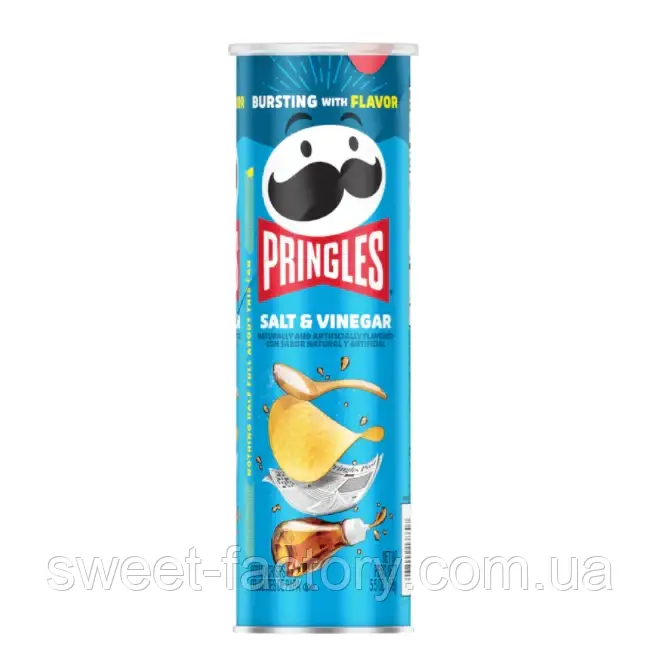 Чипсы Pringles Salt Vinegar Соль Уксус 165g — Купить Недорого на Bigl ...