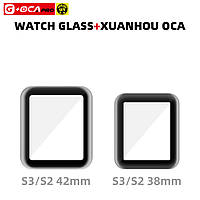 Стекло для переклейки дисплея Apple Watch 2 42 ммc OCA пленкой Oca Pro