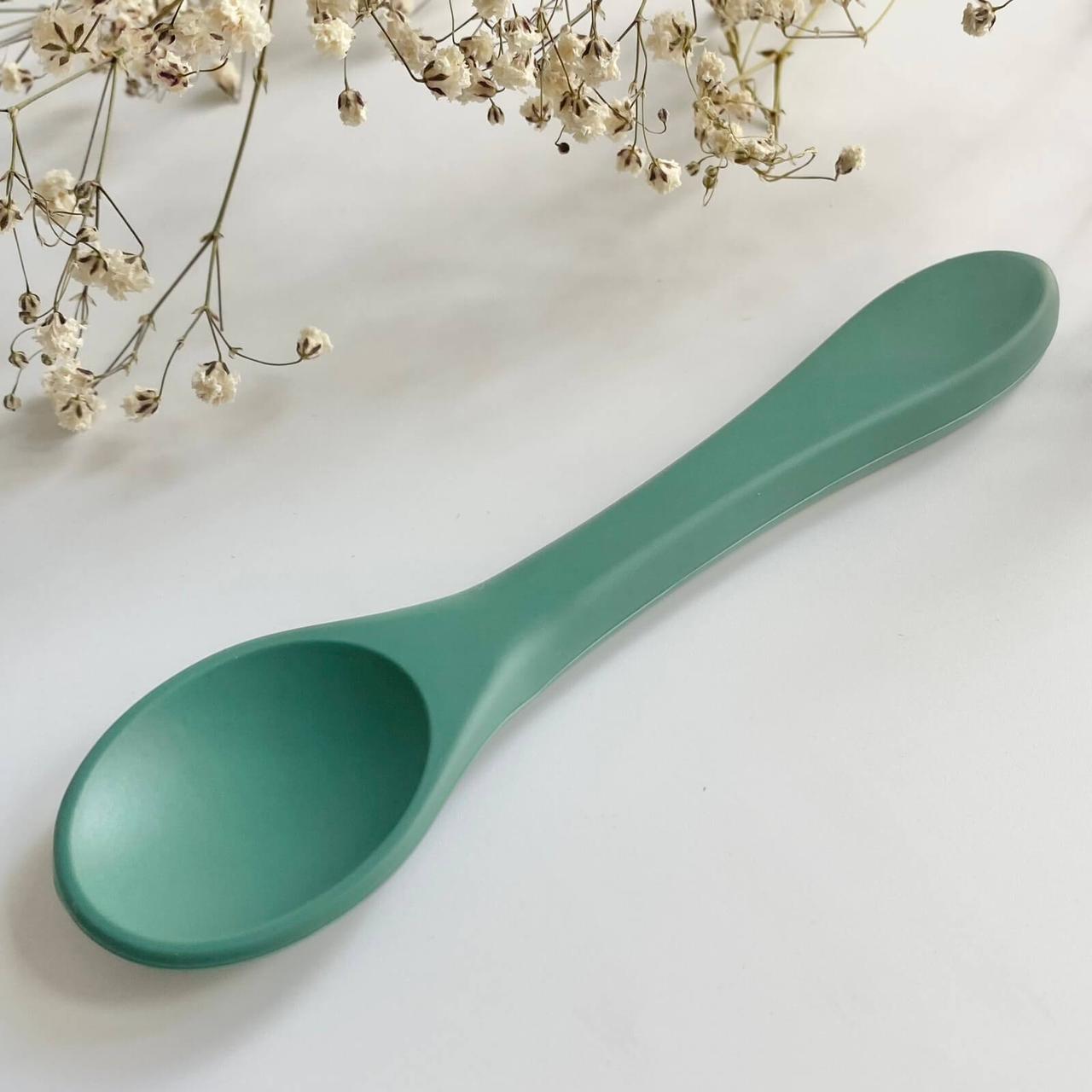 Ложка (малахіт) силіконова, фото 1