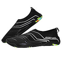 Взуття для пляжу і коралів (аквашузи) SportVida SV-GY0006-R41 Size 41 Black/Grey