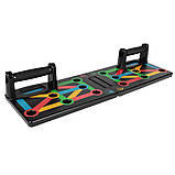 Упори для віджимань зі змінним хватом SportVida Push-up Bars SV-HK0376 дошка складана 12 типів хвата, фото 8