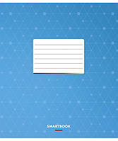 Зошит шкільний на скобі, 12 арк., ВД лак, клітинка, ШКОЛЯРИК