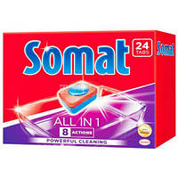 Таблетки для митья посуды Somat All in one 24 штуки