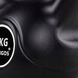 Гиря спортивна тренувальна Springos 6 кг FA1002 Original ABS пластик для дому, фото 4