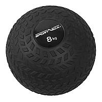 Слэмбол (медицинский мяч) для кроссфита SportVida Slam Ball 8 кг SV-HK0350 Black Original