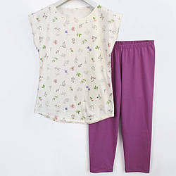 Піжама жіноча з бріджами