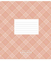 Зошит шкільний на скобі, 12 арк., ВД лак, клітинка, ШКОЛЯРИК