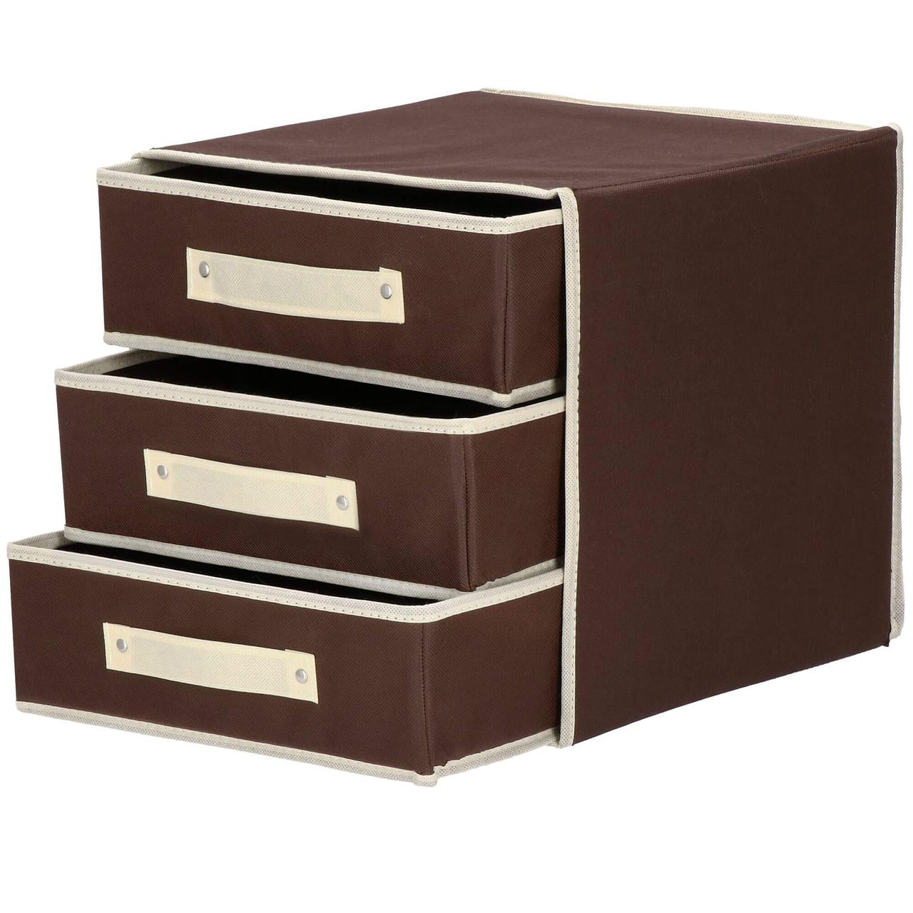 Органайзер Springos HA3017 для зберігання білизни шкарпеток аксесуарів іграшок Набір ящик + 3 картриджа, фото 1