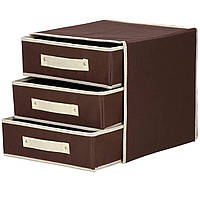 Органайзер Springos HA3017 для зберігання білизни шкарпеток аксесуарів іграшок Набір ящик + 3 картриджа