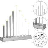 Свічник декоративний світильник на батарейках  Springos 9 LED CL0853 електронна свічка, фото 8