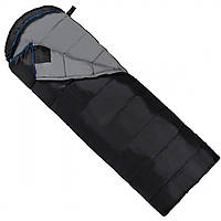 Спальный мешок (спальник) одеяло SportVida SV-CC0073 -3 ...+ 21°C L Black/Grey Original
